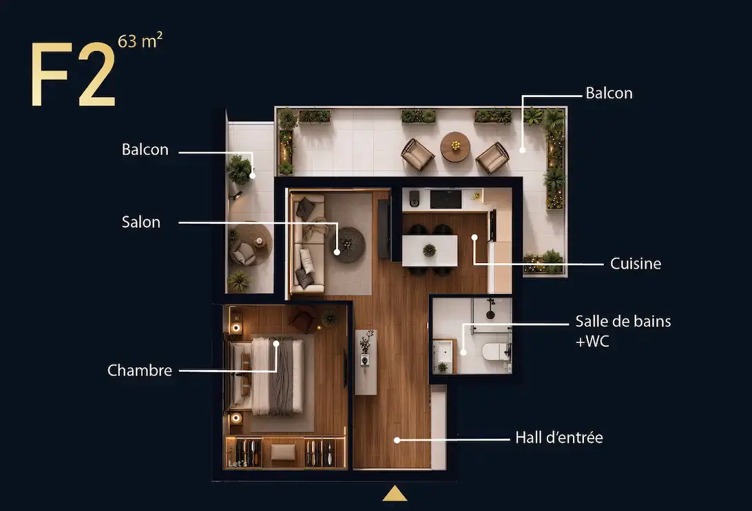Plan F2 - Bloc B